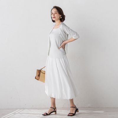 ＬＵＣＩＮＤＡ５分袖カーディガン≪手洗い可能≫