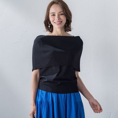 オフショルニット≪手洗い可能≫