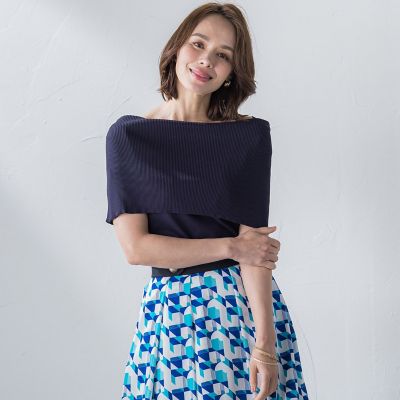 オフショルニット≪手洗い可能≫