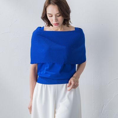 オフショルニット≪手洗い可能≫