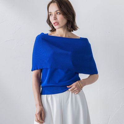 オフショルニット≪手洗い可能≫