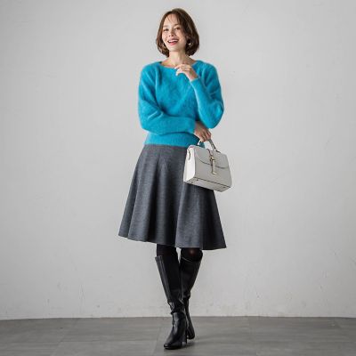 フォックスカシミヤニット≪手洗い可能≫