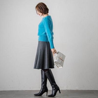 フォックスカシミヤニット≪手洗い可能≫