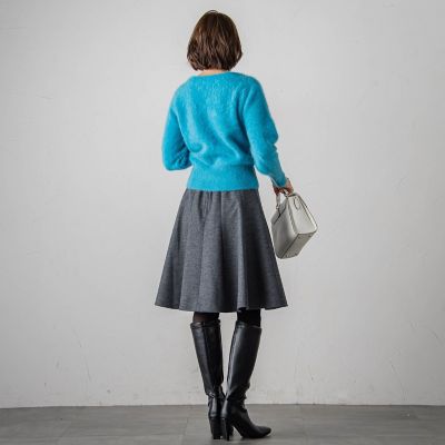 フォックスカシミヤニット≪手洗い可能≫