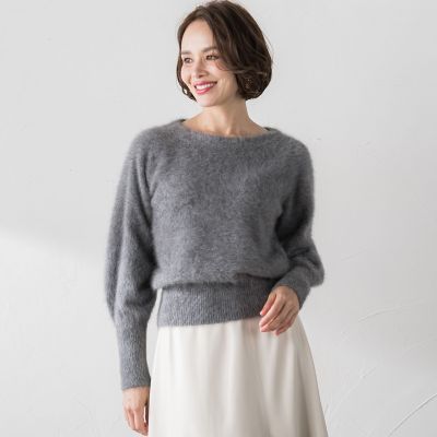 フォックスカシミヤニット≪手洗い可能≫