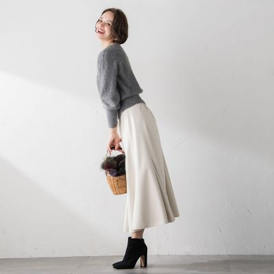 フォックスカシミヤニット≪手洗い可能≫