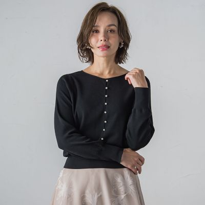 前後２ｗａｙパールニット≪手洗い可能≫