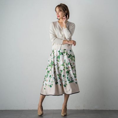 ラメニットカーディガン≪手洗い可能／セットアップ対応≫