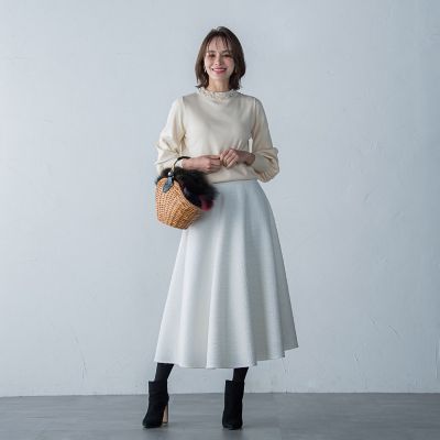 ビジューネックプルオーバー≪手洗い可能≫