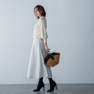 ビジューネックプルオーバー≪手洗い可能≫