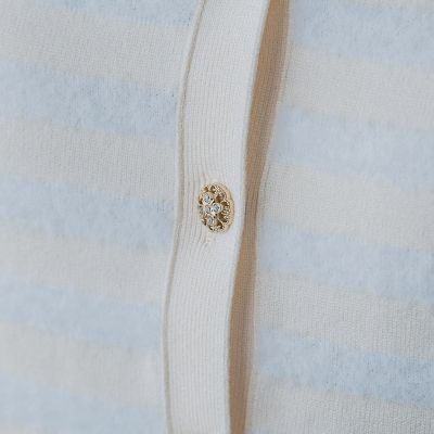 フェザーボーダーカーディガン≪手洗い可能≫