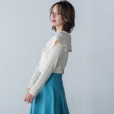 ケープリブニット≪手洗い可能≫