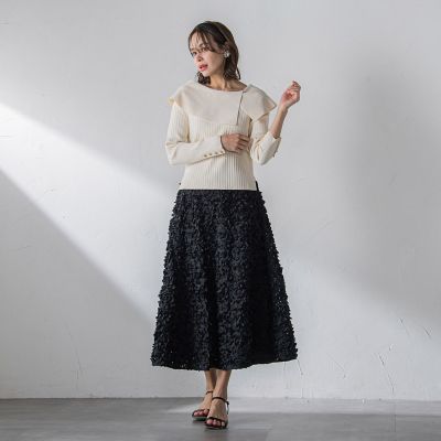 ケープリブニット≪手洗い可能≫