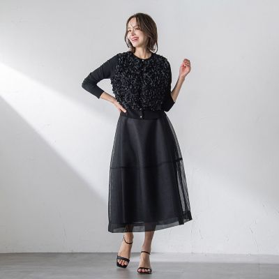 フラワーチュールカーディガン