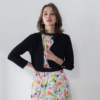 うーたん Viaggio Blu ルシンダボレロカーディガン ルシンダボレロカーディガン≪手洗い可能≫ | Viaggio Blu