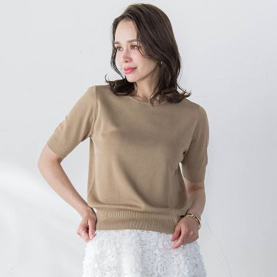 ドライタッチハーフスリーブプルオーバー≪手洗い可能≫