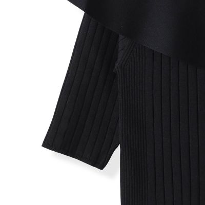 オフショルダーリブニット≪手洗い可能≫