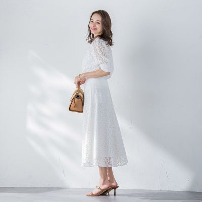 フラワーチュールドッキングニット≪手洗い可能≫