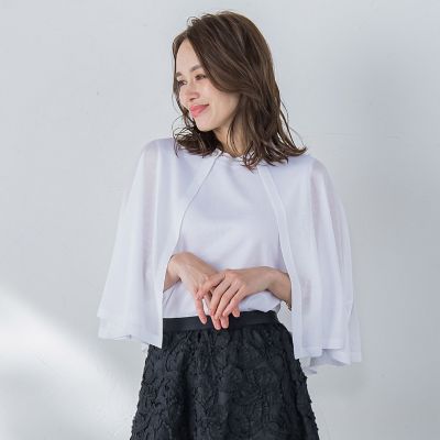 ケープアンサンブルニット≪手洗い可能≫