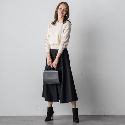 新色追加】襟ビジューニット | Viaggio Blu (Women)/ビアッジョブルー