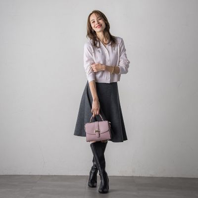 Vネックビジューカーディガン≪手洗い可能≫ | Viaggio Blu (Women