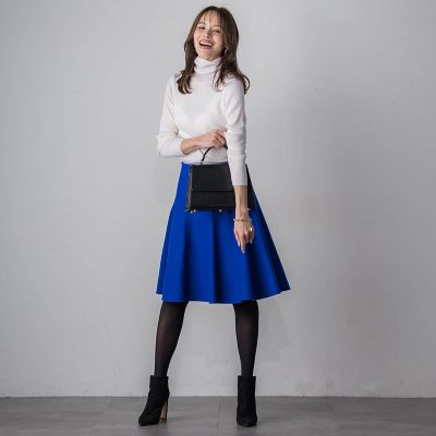 新色追加】スパンコールリブタートルニット | Viaggio Blu (Women