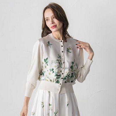 ＜Viaggio Blu (Women)＞クリスマスローズカーディガン