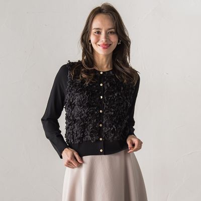 フラワーチュールドッキングカーディガン | Viaggio Blu (Women