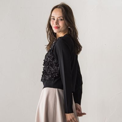 フラワーチュールドッキングカーディガン | Viaggio Blu (Women