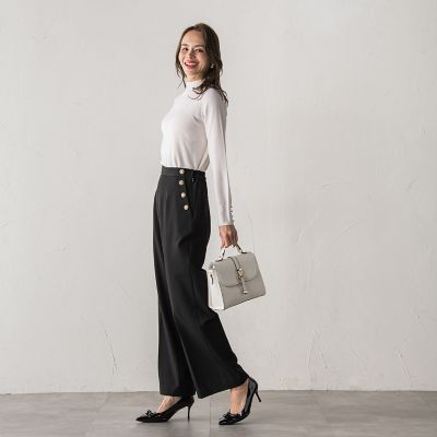 イタリア購入 ベイビーブルーお上品オフショルダー肩魅せカットソー 肩あき」に該当するレディースのトップス（ブルー・ネイビー/青色系