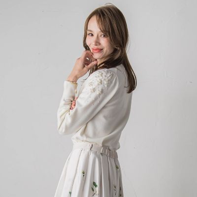 ショルダービジューニット | Viaggio Blu (Women)/ビアッジョブルー