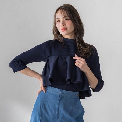 ＜Viaggio Blu (Women)＞ケープ付き５ｗａｙニット