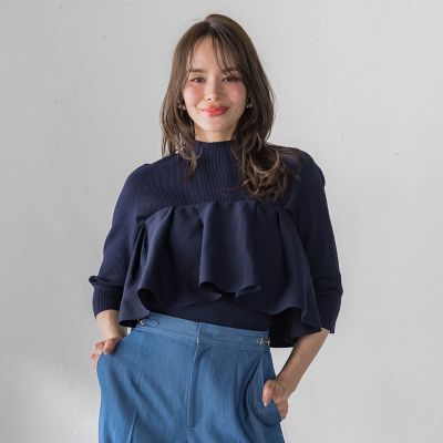 ケープ付き5wayニット | Viaggio Blu (Women)/ビアッジョブルー