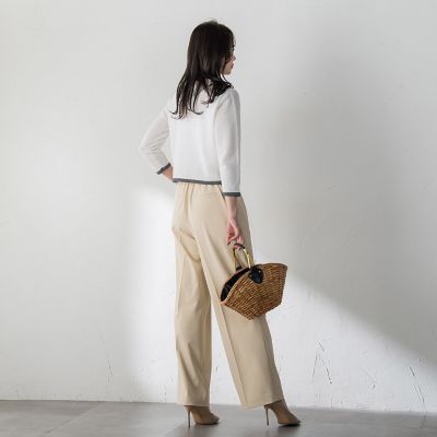 メッシュスパンコールニットカーディガン | Viaggio Blu (Women