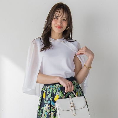 定番PEARL TOP | BORDERS at BALCONY (Women)/ボーダーズ