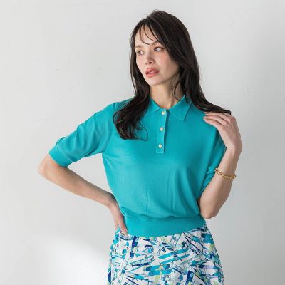 ＜Viaggio Blu (Women)＞ＬＵＣＩＮＤＡポロニット