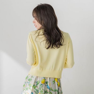 レモン刺繍ニットカーディガン | Viaggio Blu (Women)/ビアッジョ