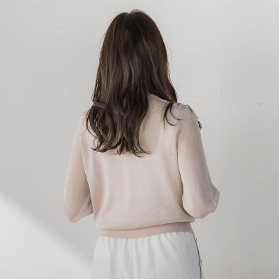 ジップニットブルゾン | Viaggio Blu (Women)/ビアッジョブルー | 三越