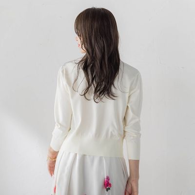 ダリアプリントドッキングカーディガン | Viaggio Blu (Women