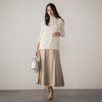 ツイードニットジレ | Viaggio Blu (Women)/ビアッジョブルー | 三越