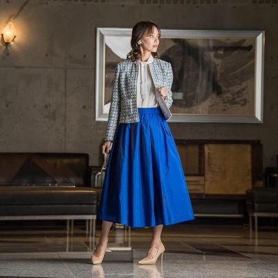 ピンタックボウタイブラウス≪洗濯機で洗える≫