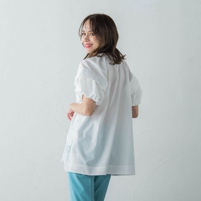 【ＷＥＢ別注】レースブラウス≪手洗い可能≫