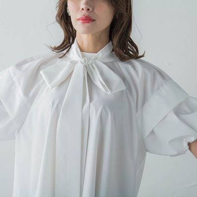 【ＷＥＢ別注】レースブラウス≪手洗い可能≫