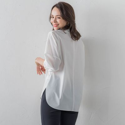 【ＷＥＢ別注】ピンタックブラウス≪洗濯機で洗える≫