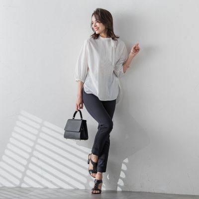 【ＷＥＢ別注】ピンタックブラウス≪洗濯機で洗える≫