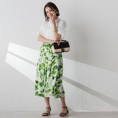 ストレッチデシンブラウス≪洗濯機で洗える≫