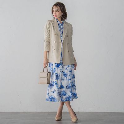 【ＷＥＢ限定カラーあり】カプリプリントブラウス≪洗濯機で洗える≫
