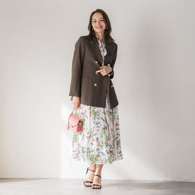 バタフライプリントブラウス≪洗濯機で洗える≫ | Viaggio Blu (Women