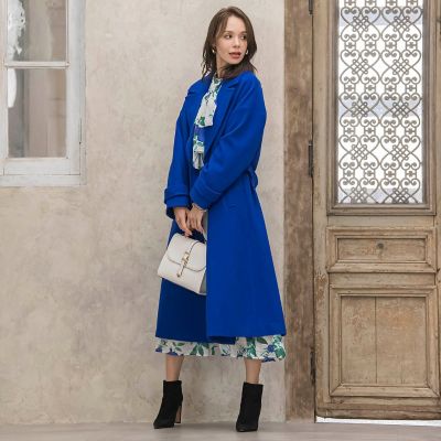 ブルーローズプリントブラウス≪洗濯機で洗える≫ | Viaggio Blu