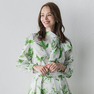 ＜Viaggio Blu (Women)＞スズランプリントブラウス